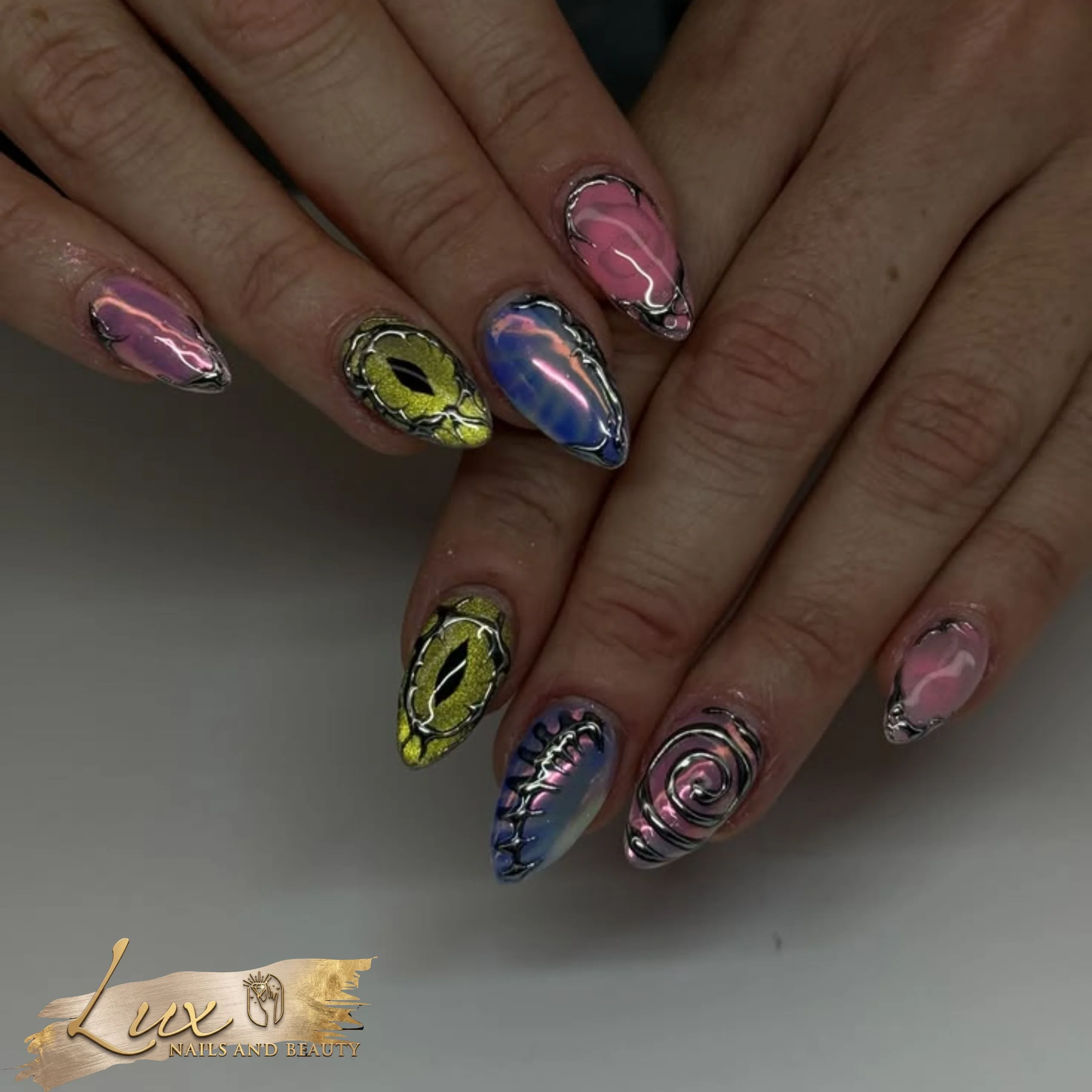 Ladies nails art
